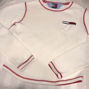 Girls Tommy Hilfiger Ivory Sweater